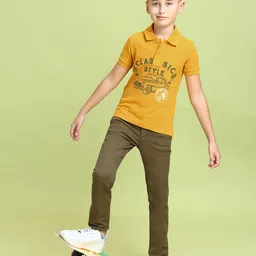 U.S. Polo Assn. Kids Boys Printed Pure Cotton T-shirt-picture-13