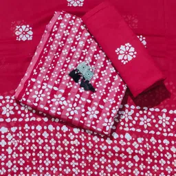 Farooq Dyeing Floral Printed Pure Cotton Unstitched Dress Material-picture-44