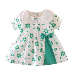 StyleCast x Revolte Girls Floral Printed Peter Pan Collar Cotton Fit & Flare Dress-picture-42