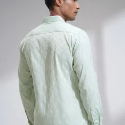 HIGHLANDER Men Slim Fit Opaque Casual Shirt image 2