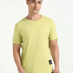 Calvin Klein Jeans Men Solid Round Neck Cotton T-shirt-picture-34
