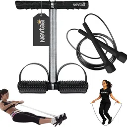 nevtaa Tummy Trimmer & Skipping Rope Combo for Weight Loss, Core & Cardio Workout Ab Exerciser image 1