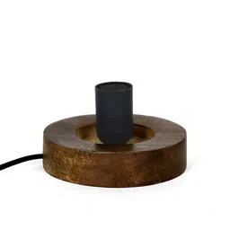 Homesake Green Textured Glass Christmas Tree Table Lamp image 3