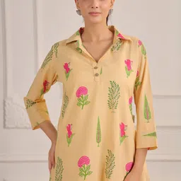 CRAFIQA Printed Pure Cotton Tunic & Trousers Co-Ords image 5