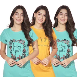 TRENDY WORLD Women Cotton Tshirts-image-98