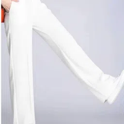 BROADSTAR Women Smart Straight Fit High-Rise Easy Wash Pleated Trousers-picture-34