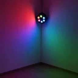 paralight 6 LED PAR LIGHT Disco Ball Set image 3