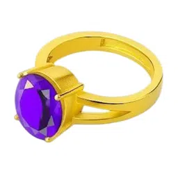 MISSILE Gold-Plated Artificial Stones Studded Ring-picture-40
