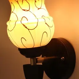 1ST TIME Orange & White Solid Glass Traditional Cylinder Wall Lamps Wall Lamps-picture-38