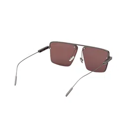 Ermenegildo Zegna Men Square Sunglasses with UV Protected Lens EZ0245 61 09S image 3