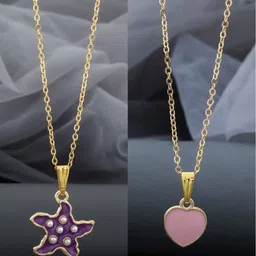 SZN Set Of 2 Stainless Steel Gold-Plated Necklaces And Chains-picture-30