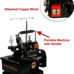 Portable Overlock Machine with Copper Motor Overlocker Sewing Machine-image-37