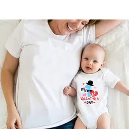 Lillypupp Infants Printed Pure Cotton Round Neck Bodysuit image 3