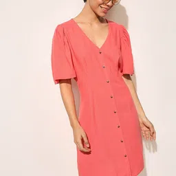 ONLY Flared Sleeve A-Line Dress image 1