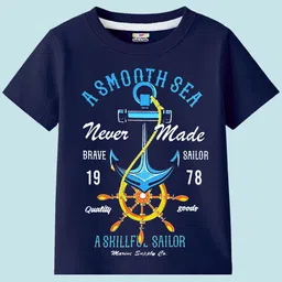 KUCHIPOO Boys 5 Printed Raw Edge T-shirt image 4