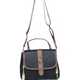 Donicy Women Textured Structured Satchel Bag-picture-20