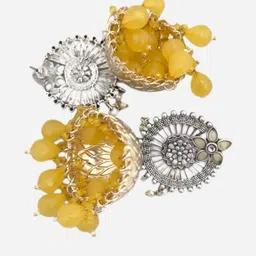 BFC - BUY FOR CHANGE Women Silver-Plated Alloy Jhumkas image 2