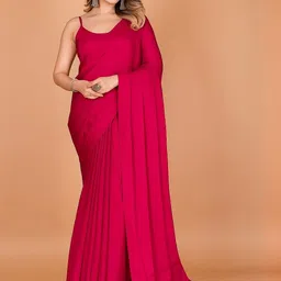 Charan Kanya Satin Saree image 5