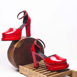 Froh Feet Women Square Toe Block Heels Sandals-picture-5