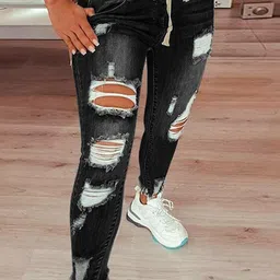 StyleCast Women Slim Fit Highly Distressed Stretchable Jeans-picture-31