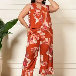 Vibes by Deebaco Printed Waistcoat With Trousers Co-Ords image 3