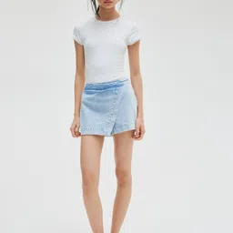 H&M Wrap Denim Skort-picture-15