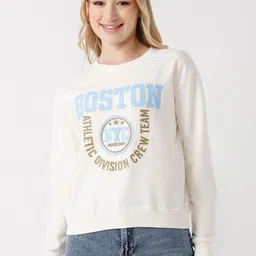 Kraus Jeans Women Typography Printed Sweatshirt-image-7