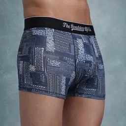 The Roadster Lifestyle Co Pack Of 2 Printed Breathable Trunks PACK OF 2-PV-Print-RO5-RO17- image 2