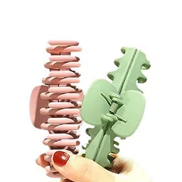 Axpro Women Set Of 12 Matt Finished Comb Shape Claw Clip image 3