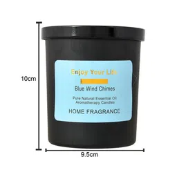 Myntra Elegant Homes Black & Black 1 pieces Jar Candle image 5