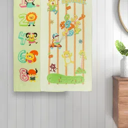 Myntra Elegant Homes Kids Yellow & Green 2 Pieces Printed Cotton 420 GSM Bath Towels-picture-41
