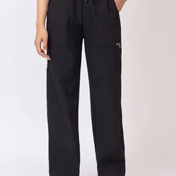 GFO Women Cotton Knitted High-Rise Trouser-image-98