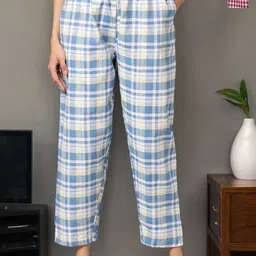 Kryptic Pack Of 2 Pure Cotton Mid-Rise Lounge Pants-picture-42