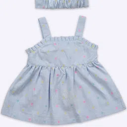 Babys Day Floral Print A-Line Dress image 2