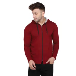 BEYOU FASHION Hooded Slim Fit T-shirt image 2