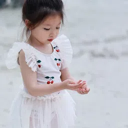 StyleCast x Revolte Printed Round Neck Swimming Dress-picture-38