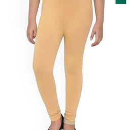 FRENCH KLEIDER Girls Pack Of 2 Mid Rise Churidar Length Leggings-picture-2