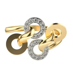 VALANOVA Women Yellow Ring Diamond-picture-27