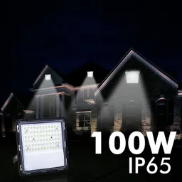 spark world 100W Lens Model IP66 Waterproof Led Flood Light Outdoor Lamp With 1 year warranty Flood Light Outdoor Lamp image 2