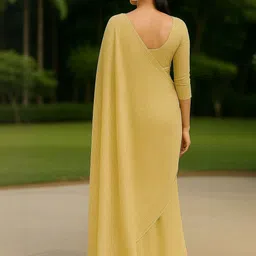 Moda Rapido Abstract Net Saree image 4