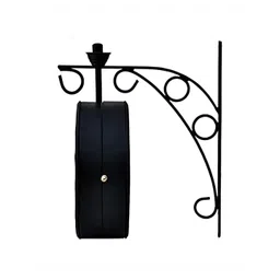 Nutts Black & White Double Sided Vintage Wall Clock image 3