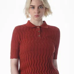 ONLY Women Polo Collar T-shirt-picture-35