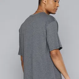 r.code by the roadster life co. R.Code by The Roadster Lifestyle Co. Men Graphic Printed Cotton Relaxed Fit T-shirt image 5