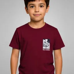 REYA Boys Pack of 3 Typography Printed Round Neck Cotton T-shirts image 3