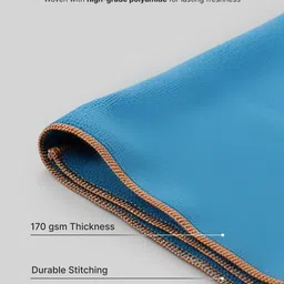 CULT Blue 170 GSM Workout Face Towel image 4