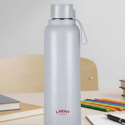 Larah by BOROSIL Grey Single Stainless Steel Solid Water Bottle-picture-47