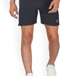 SYFKO Men Solid Running Mid-Rise Regular Fit Sports Shorts-image-10