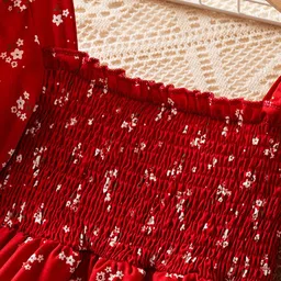 LULU & SKY Floral Print Fit & Flare Dress image 5