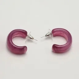 Maansh Contemporary Half Hoop Earrings image 2