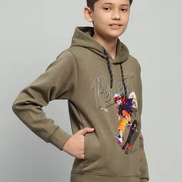 Monte Carlo Boys Printed Hooded Sweatshirt image 4
